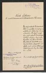 k.k. naturhistorisches Hofmuseum, Intendanzakten 1885-1896 (Hauer), Aktenzahl Z.556/1891, Seite 1